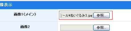 画像ファイルの選択に成功